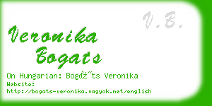 veronika bogats business card